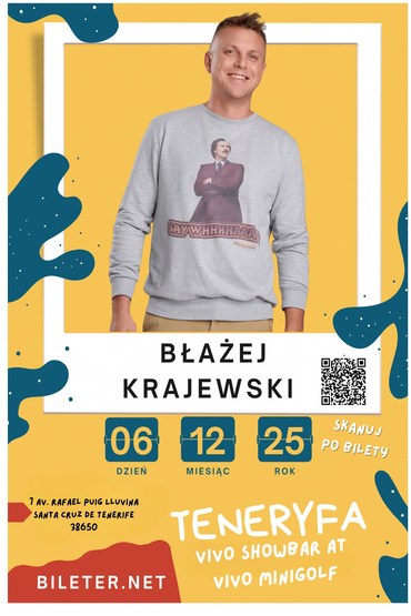 TENERYFA! POLSKI STAND-UP | BŁAŻEJ KRAJEWSKI
