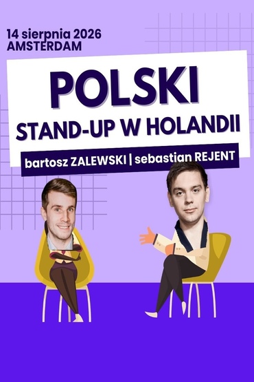 Polski stand-up w Holandii: Rejent, Zalewski | sierpień 2026