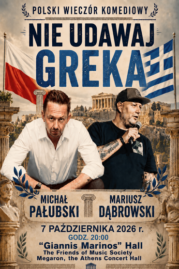 "Nie Udawaj Greka" | POLSKI STAND-UP W ATENACH!