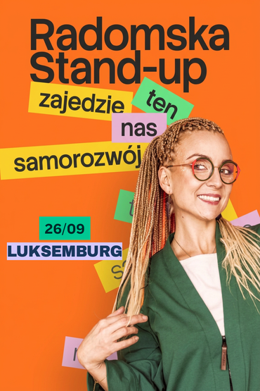 LUKSEMBURG! Aleksandra Radomska w programie „Zaj**** nas ten samorozwój” | Stand-Up