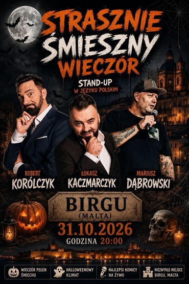 Strasznie śmieszny wieczór | Polski Stand-Up na Malcie!